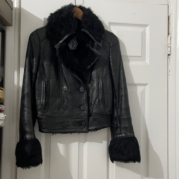 Patrizia Pepe Italian shearling - Picture 7 of 7